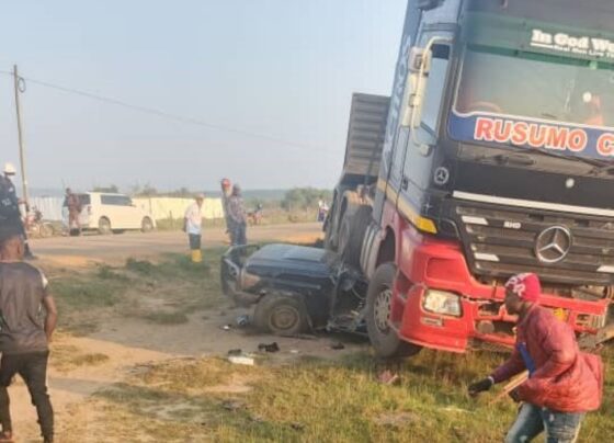 Mutukula Tragedy: Speeding Tanzanian Trailer Crushes Police Truck, Killing Officer Instantly