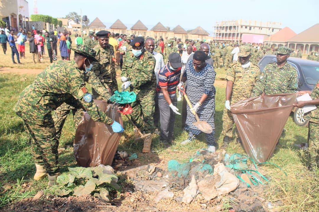 UPDF celebrates Tarehe Sita with community outreach in Nakaseke